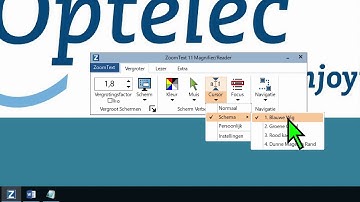 Zoomtext vergroting basisinstellingen