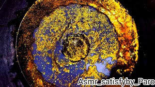 Donut In Gold Water Crumble Crush Video #asmr