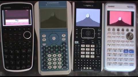 TI-Nspire + Casio fx-CG20 + Graph 90+E : Game Boy performances comparison