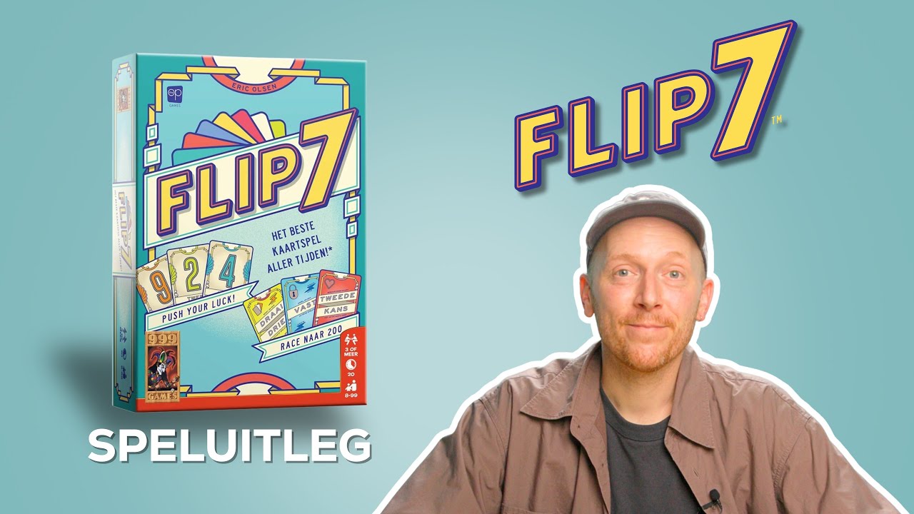 Flip 7 speluitleg (door Bord voor je Kop) - 999 Games