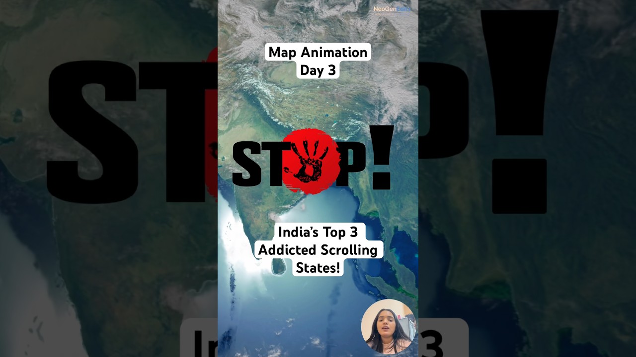 Top 3 Scrolling States in India! 📊 | YouTube Shorts & Instagram Usage 2025