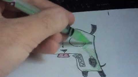 GIR from Invader Zim - Time Lapse!