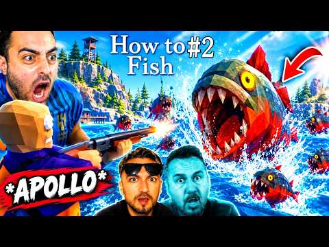 BEYLER APOLLO YU DEV BALIK YEDİ 😱 PİRANHA BOSS ! HOW TO FİSH EKİP #2 ÜMİDİ,SESEGEL,APOLLO,TAKLA KİNG