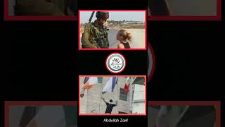 Brave Palestinian Child Confronts Israeli Soldier #palestine #viralvideo #viralshorts