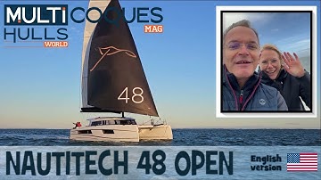 NAUTITECH 48 OPEN Catamaran - Boat Review Teaser - Multihulls World