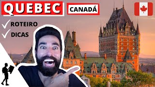 Quebec - CANADÁ - Os Melhores Lugares - O que Fazer | Onde Ir - Guia Completo - Quebec Vlog