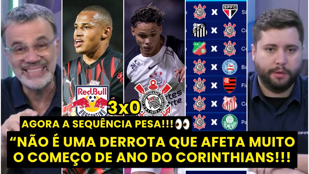 "NÃO TEM MUITO IMPACTO!" Corinthians É GOLEADO pelo Bragantino e TEM SEQUÊNCIA DIFÍCIL PELA FRENTE!!