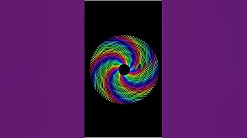 This hypnotic rainbow vortex pulls you in... ✨ #84