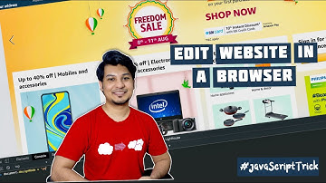 JavaScript trick to EDIT any website in a Browser