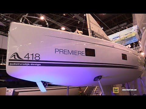 2018 Hanse 418 Sailing Yacht - Walkaround - 2018 Boot Dusseldorf Boat Show