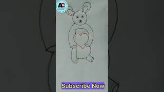 How to draw #beautiful #panda from #letter B| #Easy panda #drawing | Letter drawing #artist channel