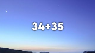 Ariana Grande - 34+35 (Lyrics)