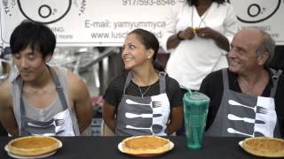 Sweet Potato Pie Eating Contest At The Market Yummy
