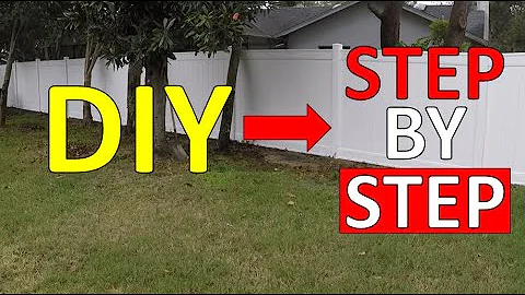 HOW TO: Install Vinyl Fence (Freedom 6') | Step By Step