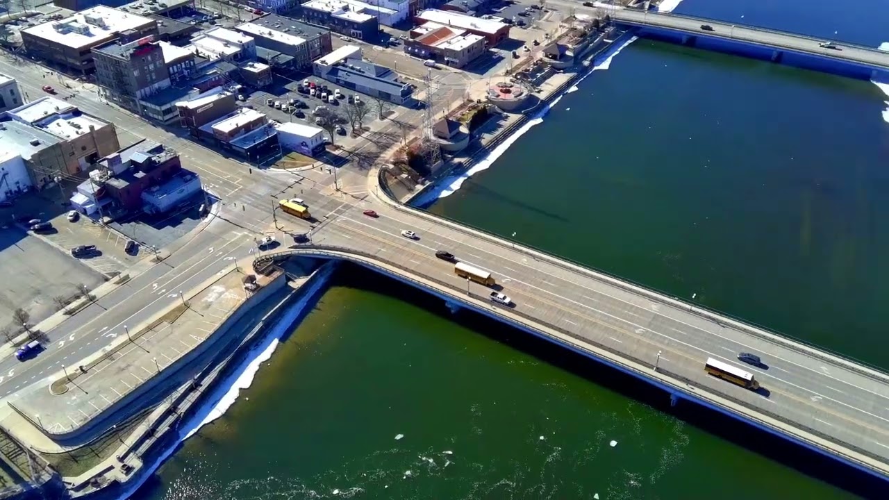 FEB  11 2026  Rock River Dixon IL Ice breaking up