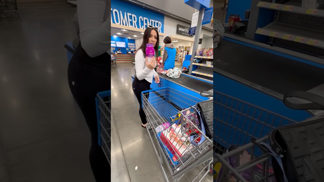 I can’t believe my husband did this to me at the store😫😂 