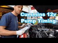 How to set 12v Cummins Injection Pump Timing OVERVIEW/INSIGHT