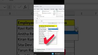 👉 Excel Drop Down List 😲 No Typing Needed! Telugu 2026 #excel #shorts