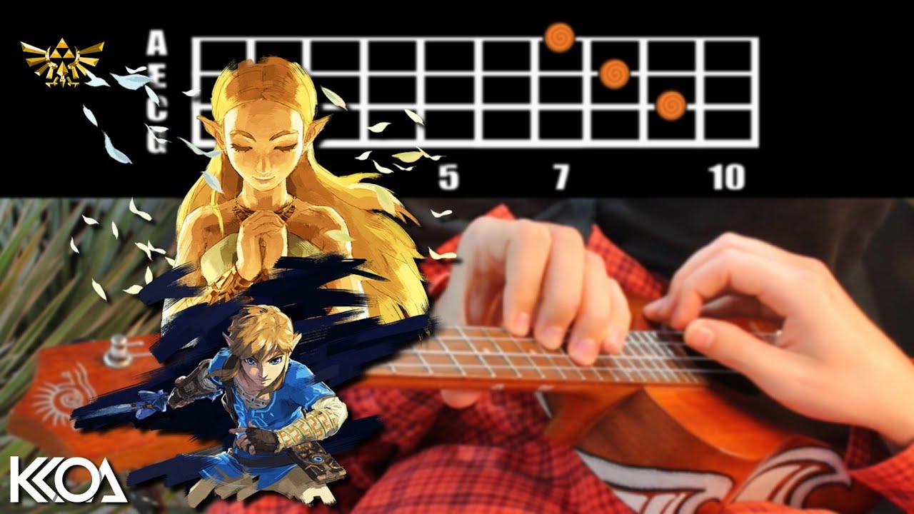 Zelda SONG OF STORMS Easy Ukulele Tutorial YouTube