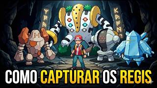 Como capturar Regirock, Regice, Registeel e Regigigas no Pokémon Unbound