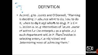 POM UNIT 2 planning