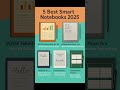 5 Best Smart Notebooks in 2025