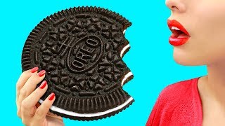 9 DIY Giant Candy vs Miniature Candy / Funny Pranks!