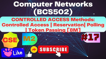 Controlled Access | Reservation| Polling | Token Passing