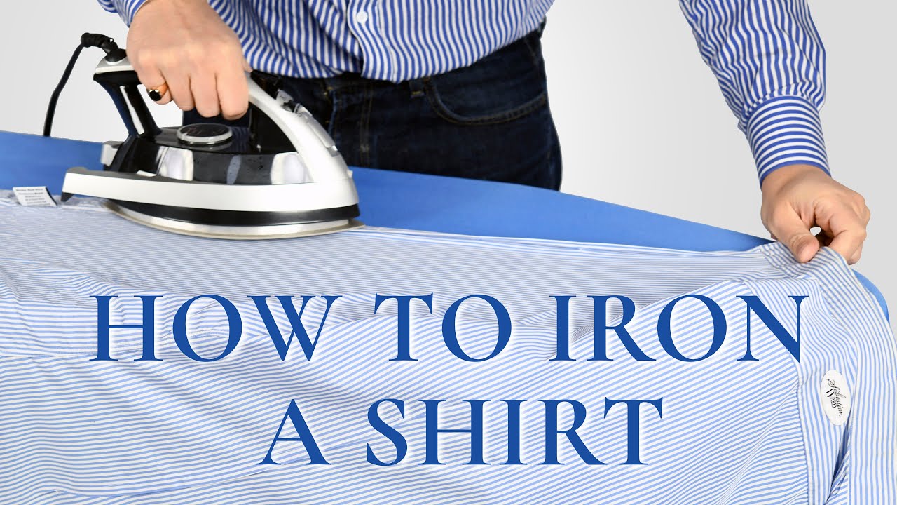 how do i iron a dress shirt