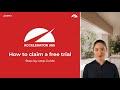 How to claim a free trial - Walkthrough