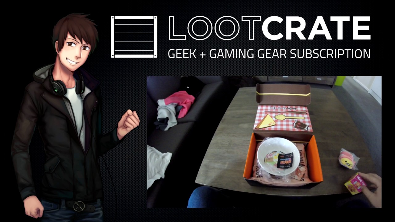 lootcrate unboxing loot anime