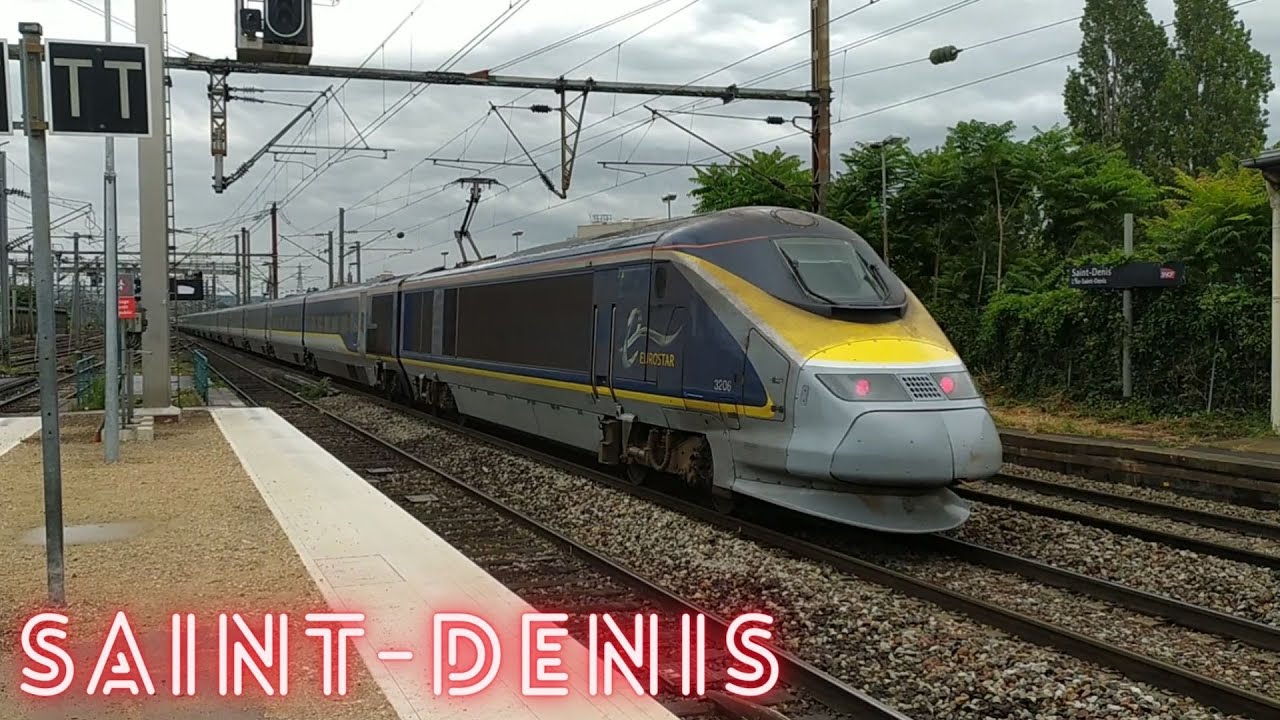Eurostar, Corail, BB 15000 et bien plus encore à la Gare de Saint-Denis