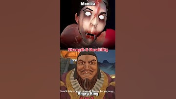 Angry King vs Monika who will win ? #monika #angryking #horrorgame #gaming #shorts #viral #yt #games