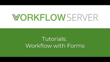 WorkflowServer: Workflow with Forms