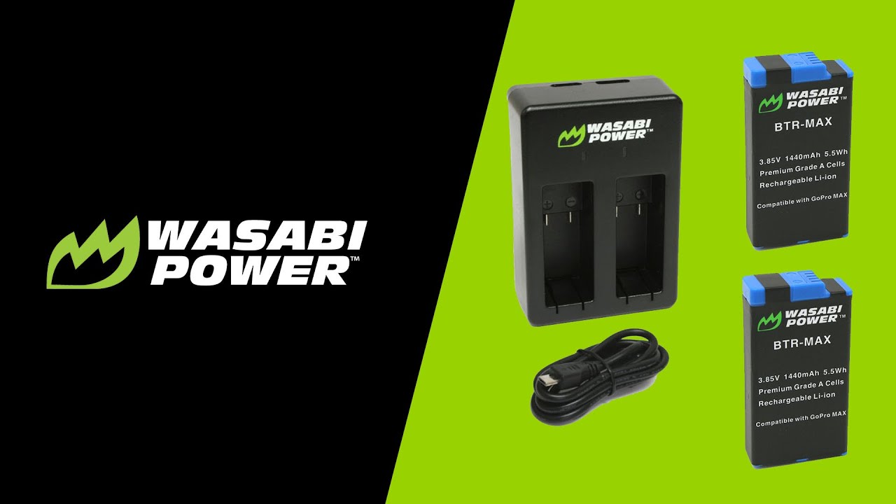 GoPro MAX | Battery and Dual Charger Unboxing | Wasabi Power