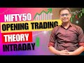 Nifty50 Opening Trading Theory For Price Action- Intraday Strategy