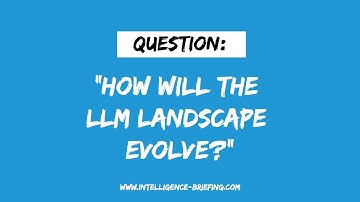 How Will The LLM Landscape Evolve? (Guest: Quentin Reul)