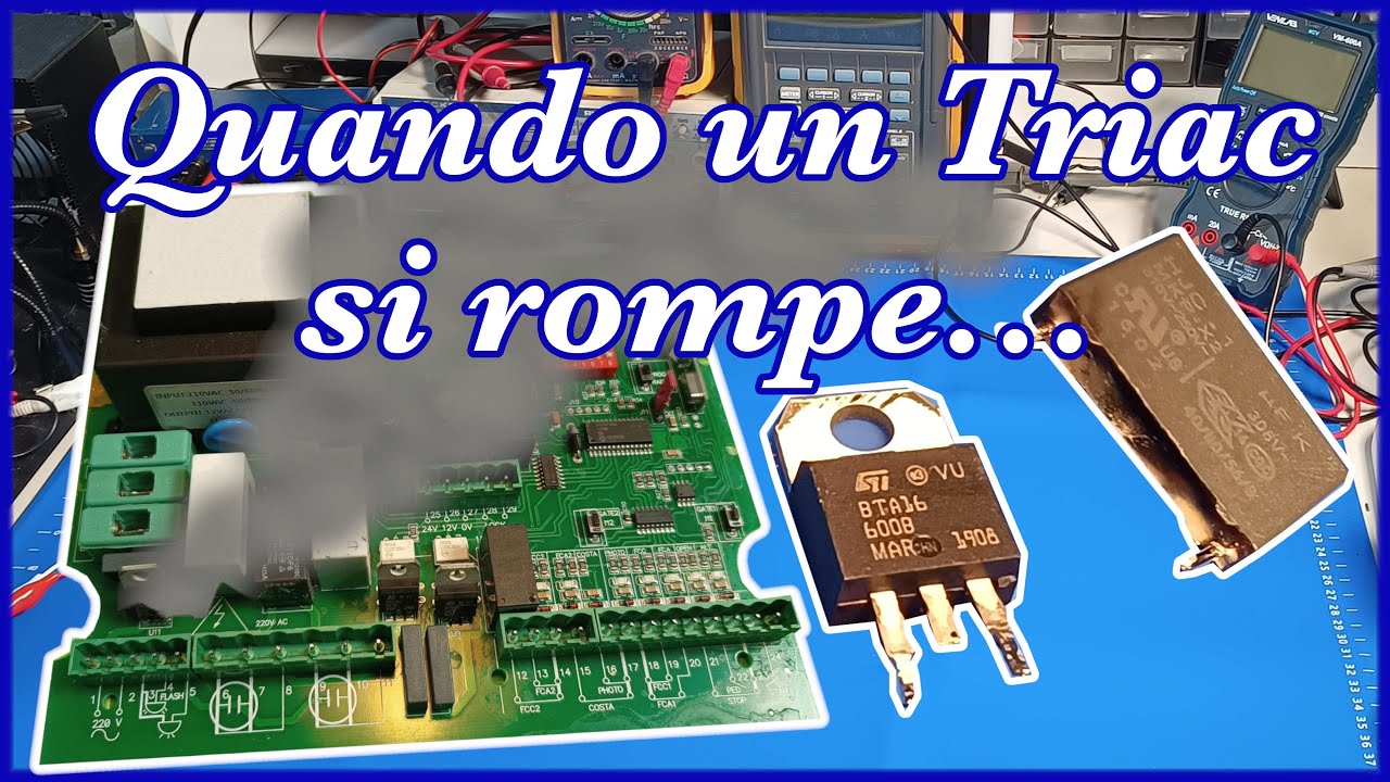 Riparazione scheda apricancello (come testare i Triac)