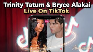 Trinity Tatum And Bryce Live On TikTok And I need A Translator 🩵