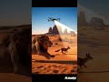 Cheetah vs Lion Chase in the Wild | Stunning Drone Footage”#CheetahChase #LionHunt #WildlifeDrone