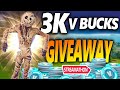 3000 Vbuck Giveaway (Streamathon)🔥| Fashion Show | Best Fortnite Custom Matchmaking ME 🔴