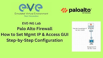 EVE-NG Lab: Palo Alto Firewall – How to Set Management IP & Access GUI | Step-by-Step Configuration