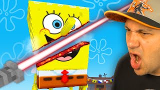 DESTROYING REALISTIC SPONGEBOB in Teardown!