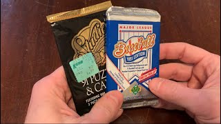 NOLAN RYAN HIT! 1991 Studio & 1991 Upper Deck #junkwax #rippingpacks #baseballcards