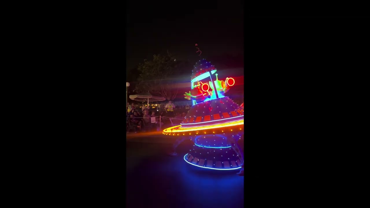 Paint the Night Parade at Disneyland Park 70th Celebration 