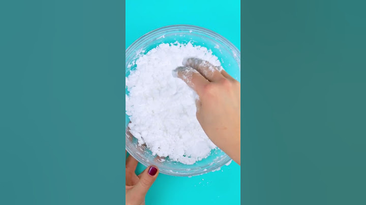 Как сделать снег из пены для бритья ❄️ #snow #diy #fake