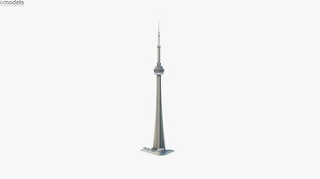 CN Tower 3D model by 3DModels.org