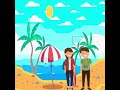 Summer Vacation Motion Graphics | Travel Animation Video  #animation #motiongraphics #summer