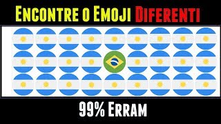 Encontre o Emoji Diferente !! Seleções   - Part 6