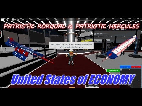 Patriotic Rorqual Patriotic Hercules United States Of Economy Roblox Galaxy Ship Review 2020 Youtube - rorqual galaxy roblox